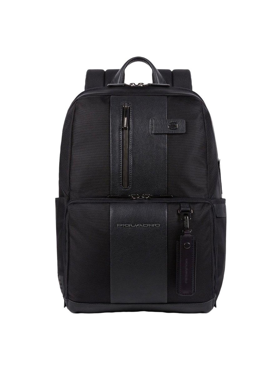 Zaino porta computer e porta iPad® in tessuto Uomo piquadro CA3214BR2-N Nero