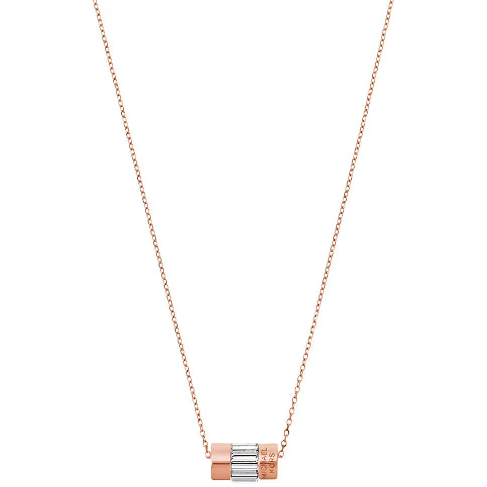 Collana con ciondolo baguette Donna Michael Kors Holiday MKJ4951791