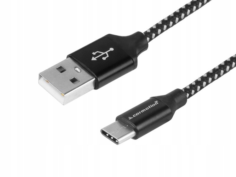 Kabel do ładowania synchronizacji 300cm w oplocie z mikrofibry USB > USB-C