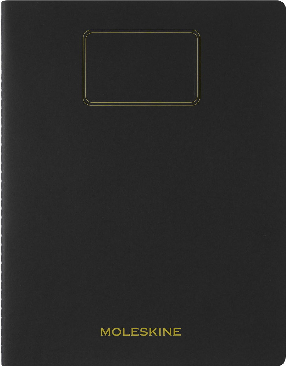 Zeszyt Moleskine Student Cahier Journal XXL, gładki, czarny