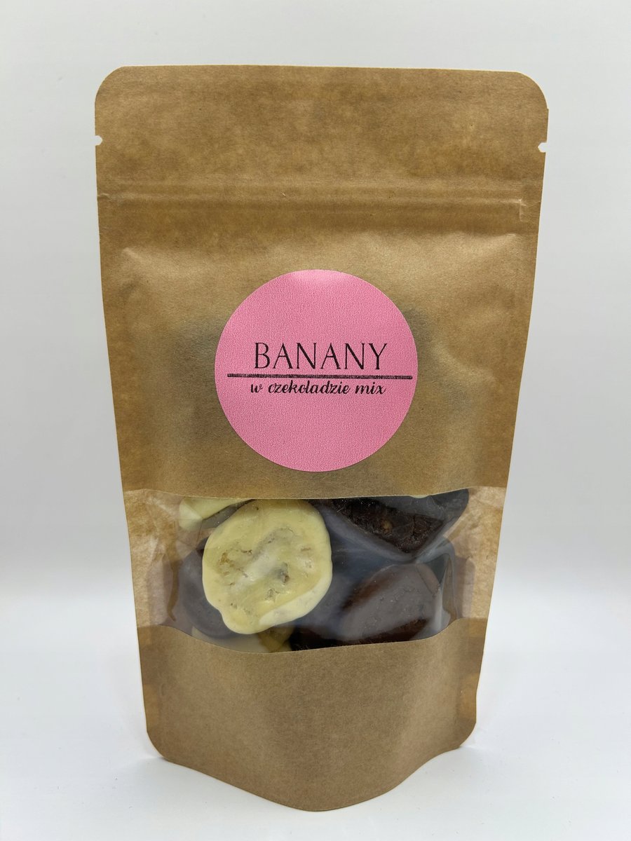 BANAN W CZEKOLADZIE MIX 500G OWOCE W CZEKOLADZIE PREMIUM HOLENDERSKIEJ