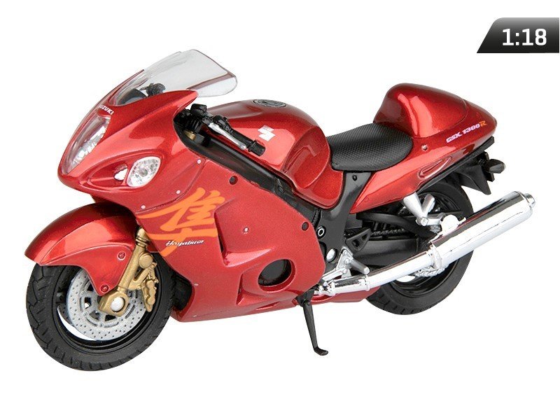 Model 1:18, Suzuki HAYABUSA, czerwony (M144SUHAYAC)