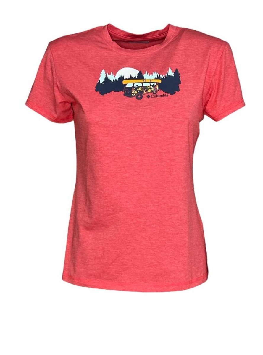 T-shirt Donna 1998133 ROSA - columbia