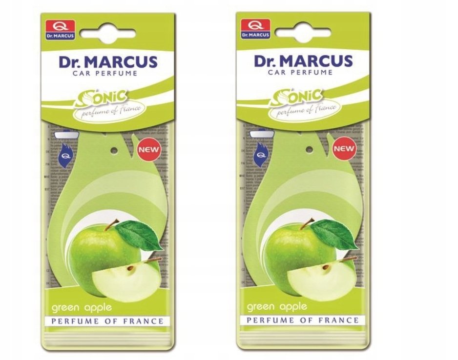 DR MARCUS zapach zawieszka Sonic Green Apple 2szt