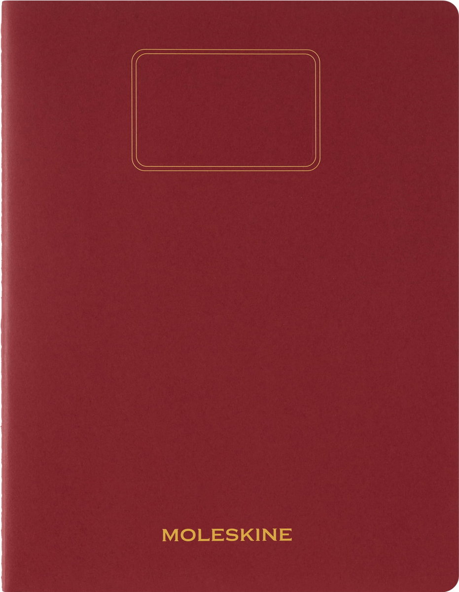 Zeszyt Moleskine Student Cahier Journal XXL, gładki, czerwony