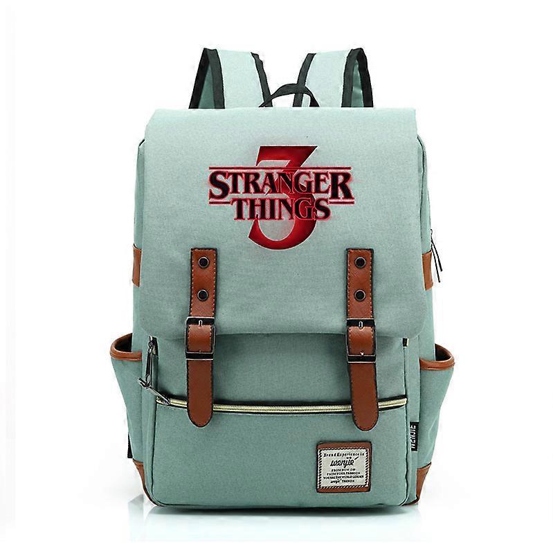 Stranger Things Plecak Chłopcy Dziewczęta Torba szkolna Nastolatek Torba na laptopa Kobiety Mężczyźni Plecaki Casual Travel Plecak Mochila 25 43CMX...