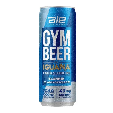Iguana Piwo bezalkoholowe gym beer 330 ml - Żywność