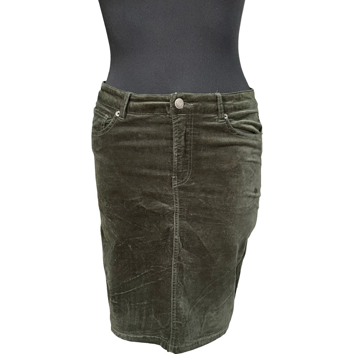 InWear Spódnica Midi Wygodna Stylowa Elegancka Zielona Rozmiar 36