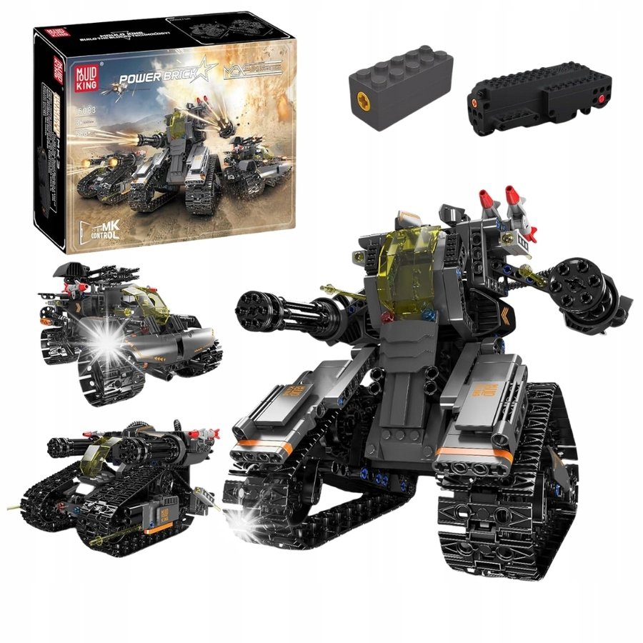 Zestaw Klocków Konstrukcyjnych Militarny Robot 3w1 588 Elementów