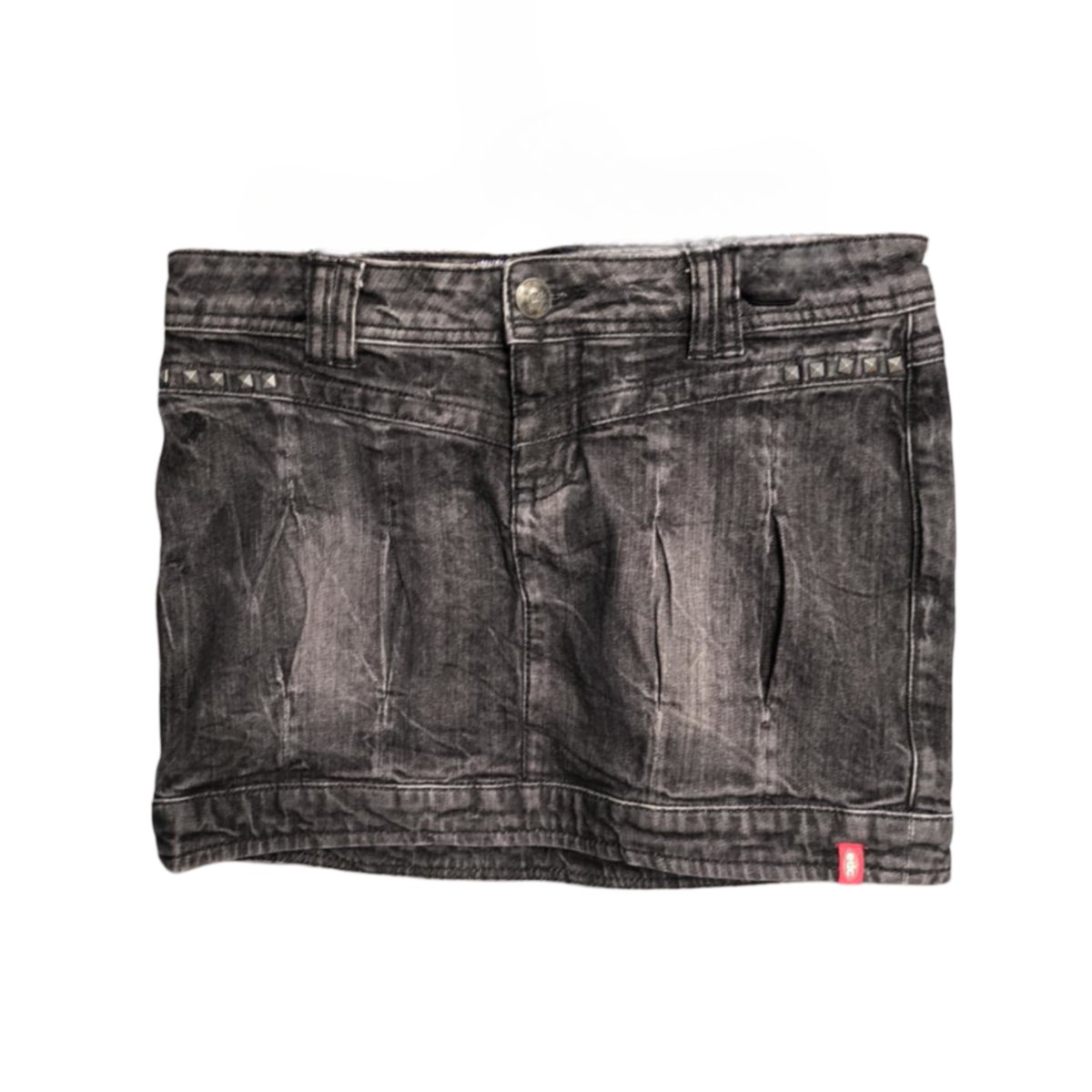 ESPRIT Spódnica Mini Krótka Jeansowa Dżinsowa Czarna Rozmiar 34