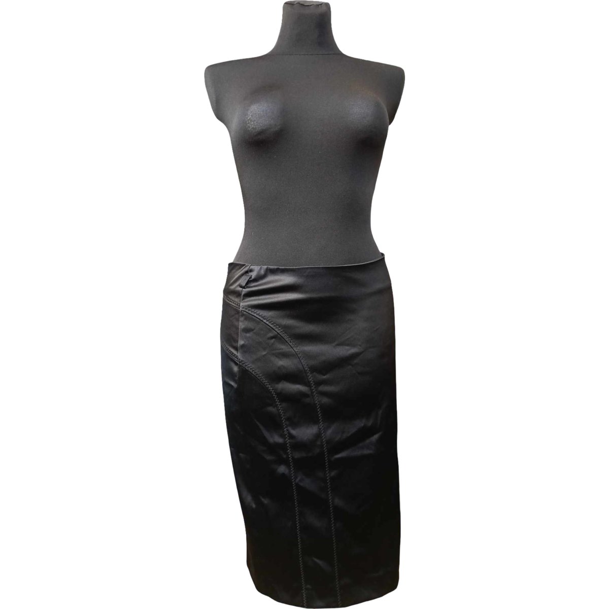River Island Spódnica Midi Wygodna Stylowa Elegancka Czarna Rozmiar 40