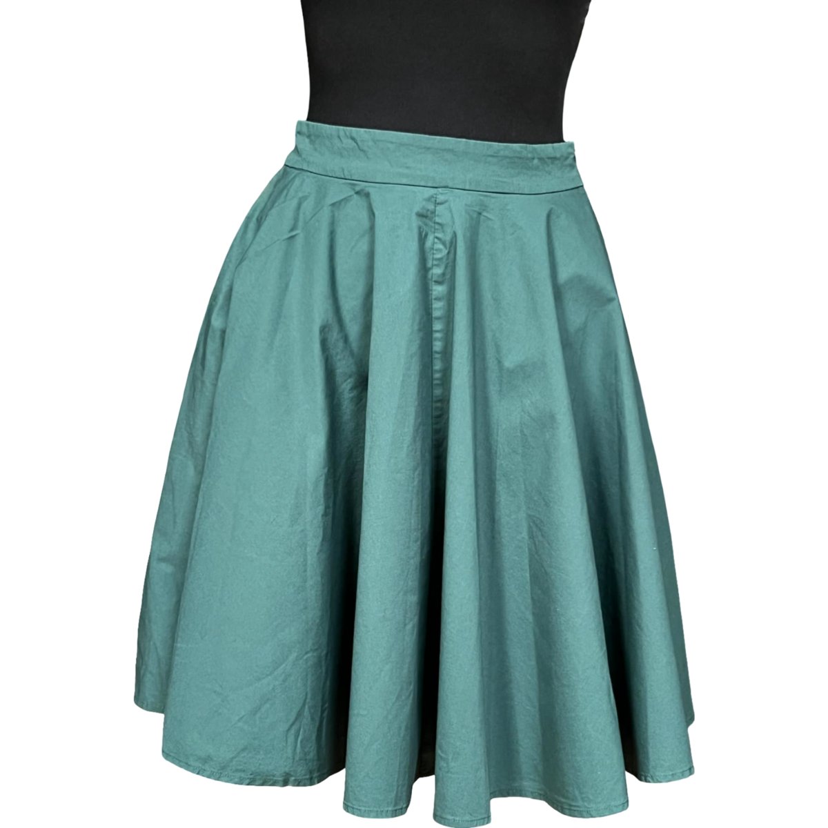 mint&berry Spódnica Midi Wygodna Stylowa Elegancka Zielona Rozmiar 36