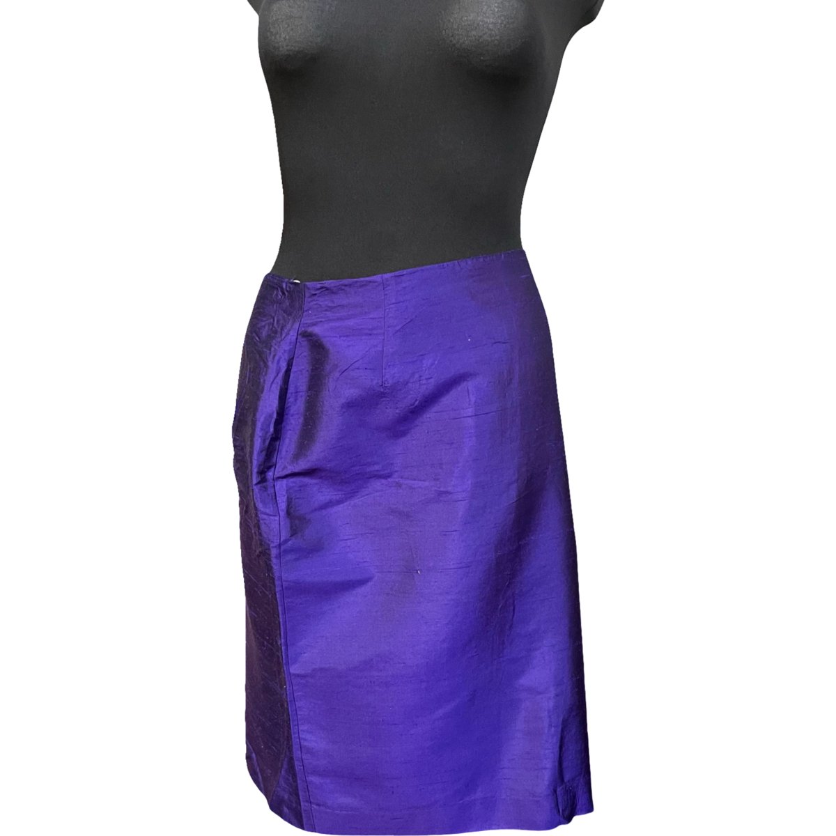 Vera Mont Spódnica Midi Wygodna Stylowa Elegancka Fioletowa Rozmiar 38