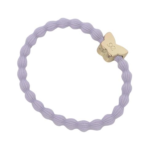 By Eloise London Gold Butterfly Lavender Gumka do włosów 1 szt