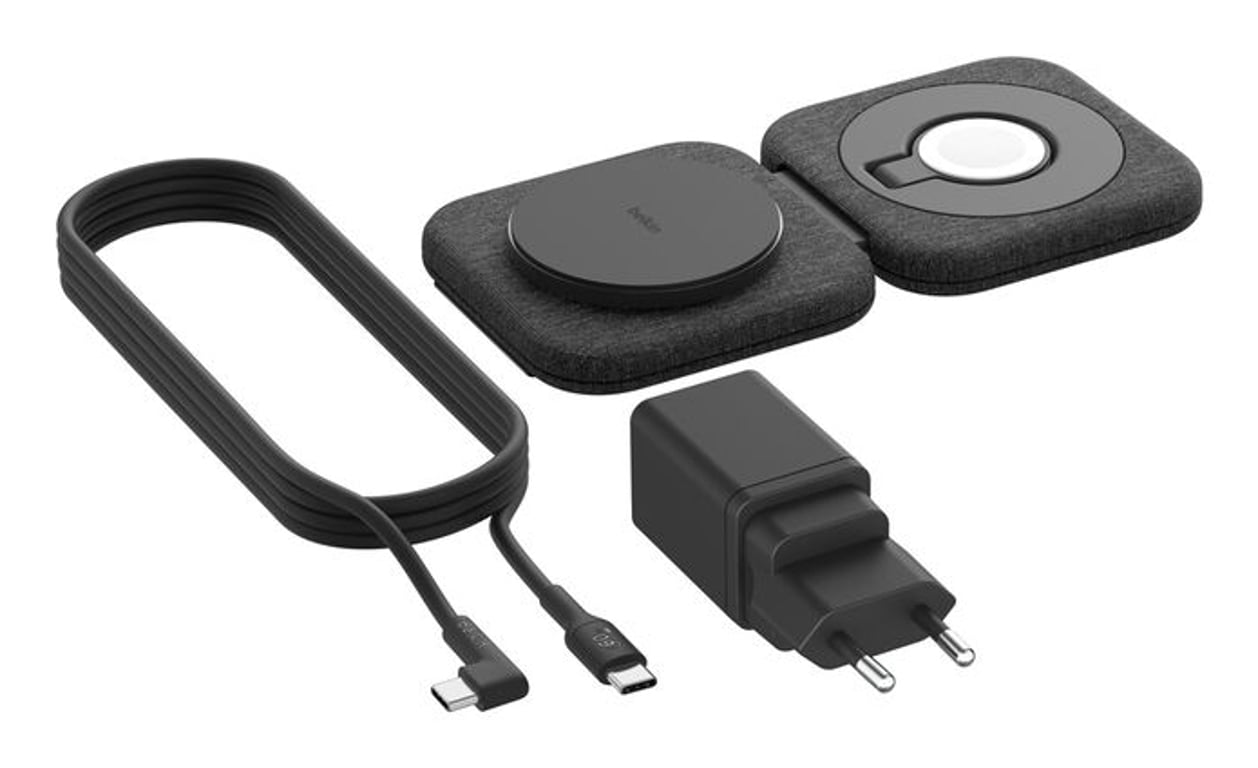 Belkin BoostCharge Pro Słuchawki, Smartfon, Smartwatch Czarny Prąd przemienny Bezprzewodowe ładowanie Szybkie ładowanie Wewnętrzna