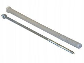 Wavin Wkręt Dwugwintowy M8x260 Śruba Rynna Kanion