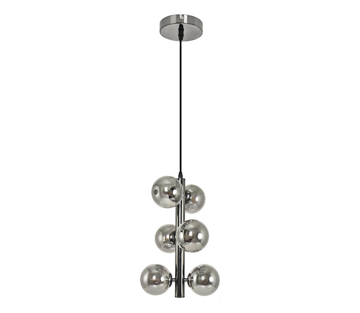 Brilagi - LED Żyrandol na lince MILLA 6xG9/3W/230V chrom błyszczący/dym