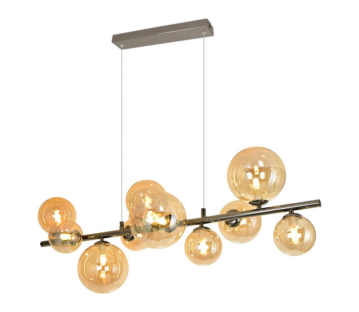 Brilagi - LED Żyrandol na lince MILLA 10xG9/3W/230V chrom błyszczący/złoty