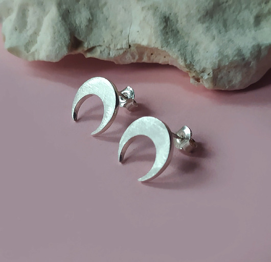 Kolczyki Moons - srebro 925