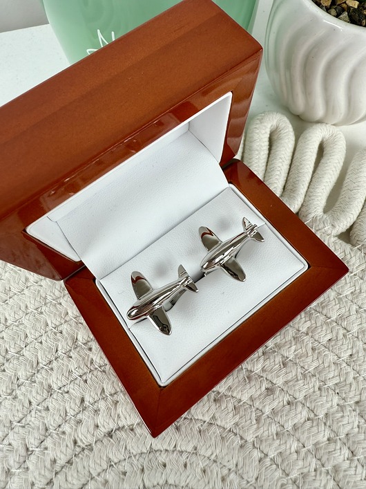 SPINKI DO MANKIETÓW koszuli mankietu samolot polot