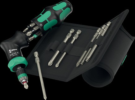 WERA KRAFTFORM KOMPAKT PISTOL RA-R 2, 13 CZĘŚCI