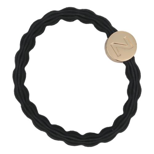 By Eloise London Letter Charms Gold Z Gumka do włosów 1 szt Odcień Black