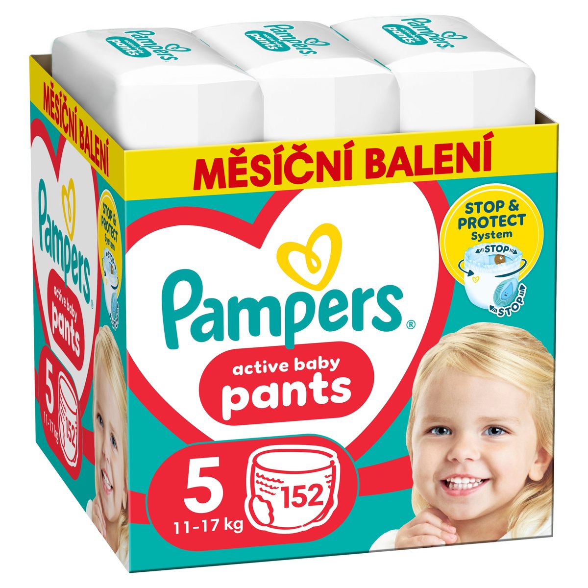 2x Pampers PAMPERS Pieluchomajtki MTH Rozm 5, 12-15kg