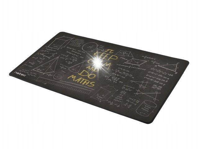 DUŻA PODKŁADKA POD KLAWIATURĘ MYSZ Z WZORAMI NATEC MATHS MAXI 80x40cm