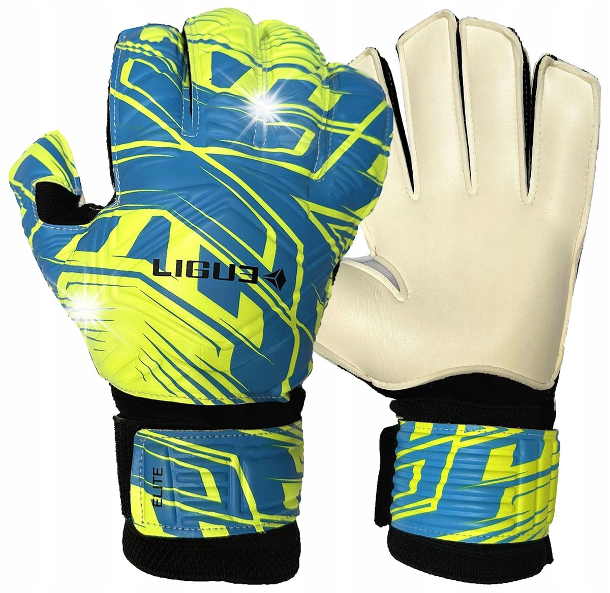 LIGUE Rękawice Bramkarskie Dla Dzieci Piłkarskie ELITE Rozmiar 10