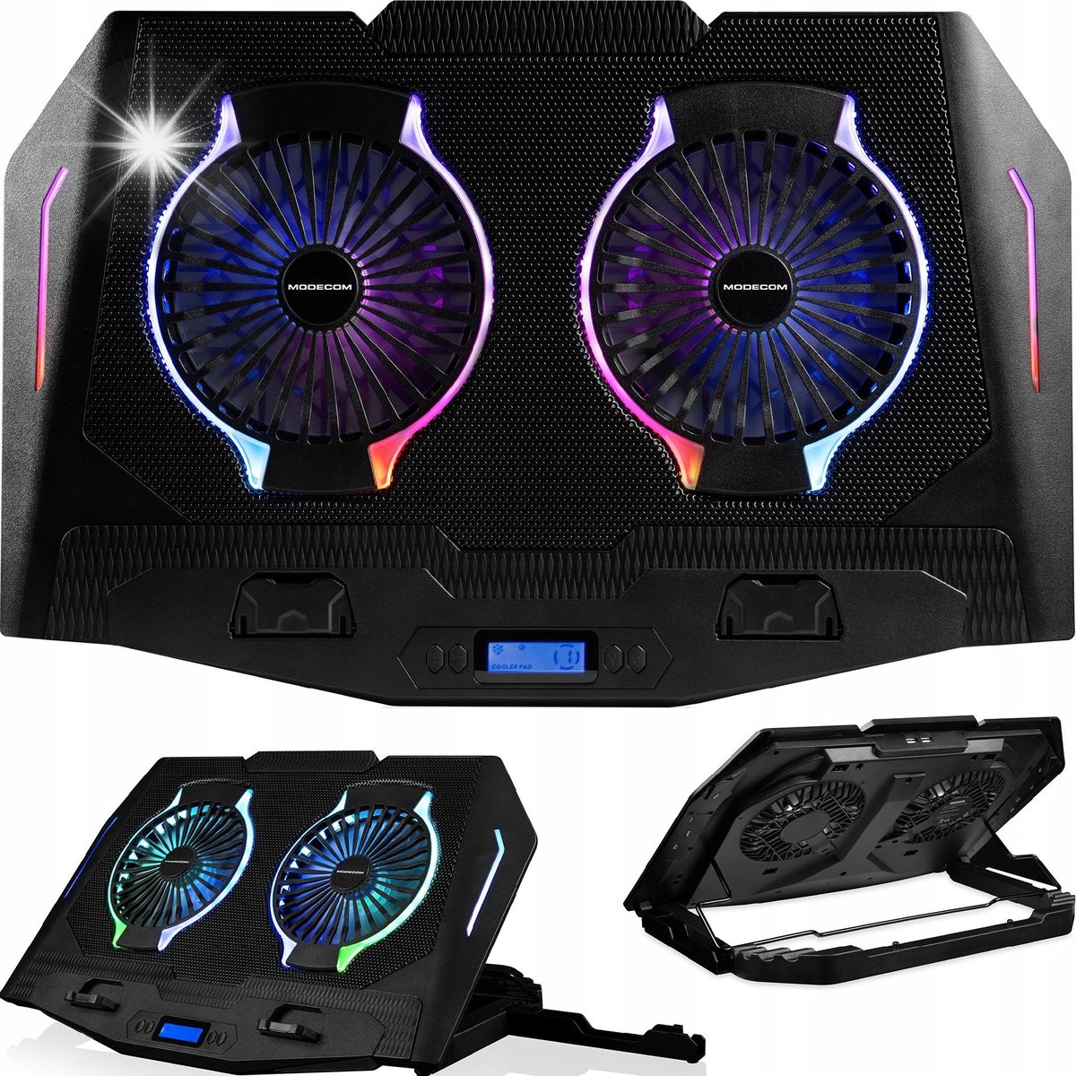 Podkładka chłodząca Modecom CF21 RGB