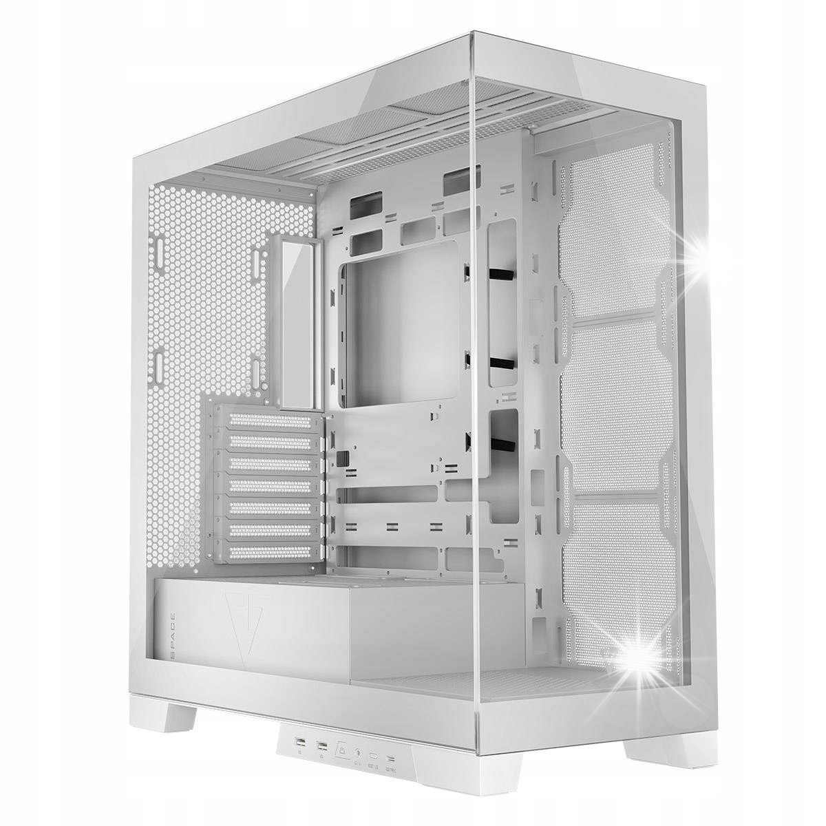 Obudowa Modecom Volcano Space MIDI ATX bez zasilacza z oknem Biała