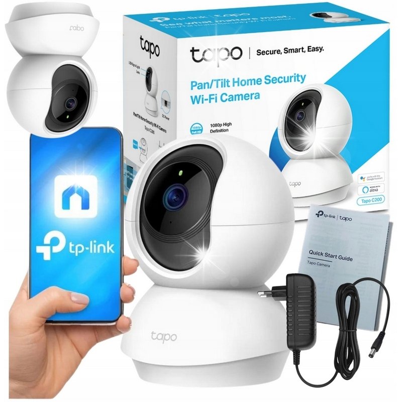 KAMERA OBROTOWA ELEKTRYCZNA NIANIA BEZPRZEWODOWA WIFI IP DO POKOJU DZIECKA