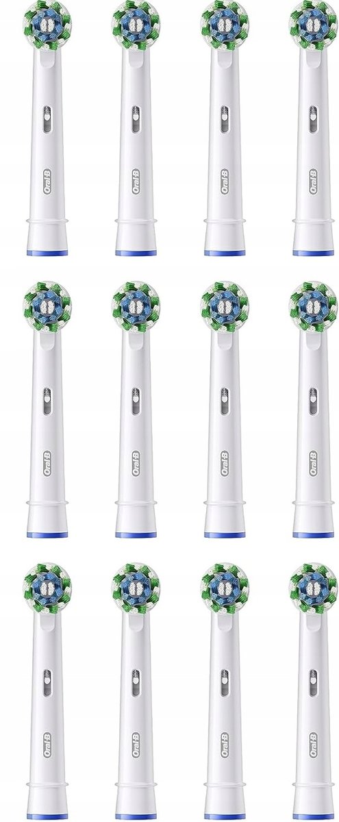 Oral-B PRO Cross Action Końcówki X 12 Pełna Czystość i Świeżość Białe