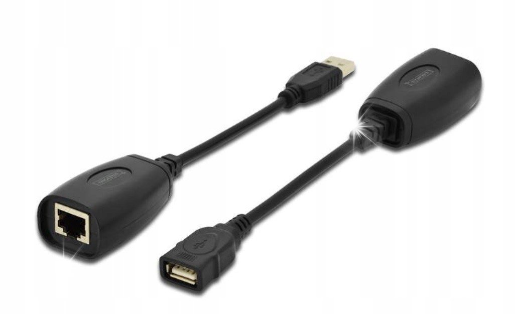 Przedłużacz/Extender USB 1.1 po skrętce Cat.5e/6 UTP/SFP do 45m
