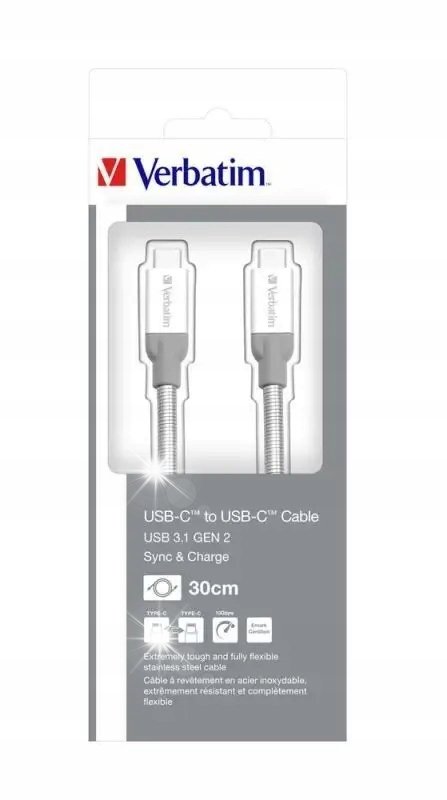 Verbatim USB 3.1 Cable Sync & Charge