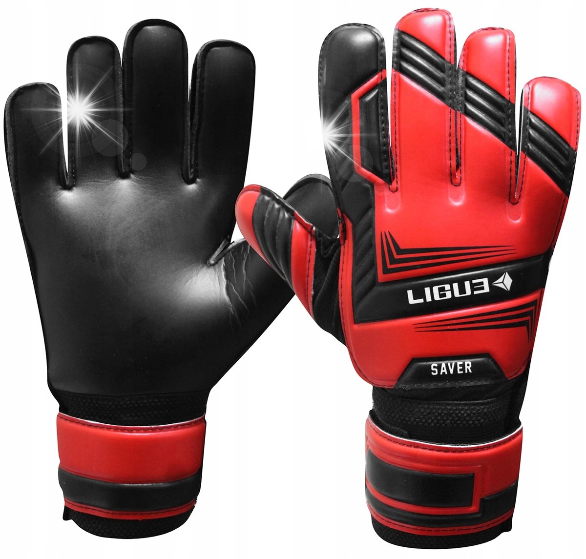 Rękawice Bramkarskie Piłkarskie Dla Dzieci Treningowe Do Piłki Nożnej LIGUE