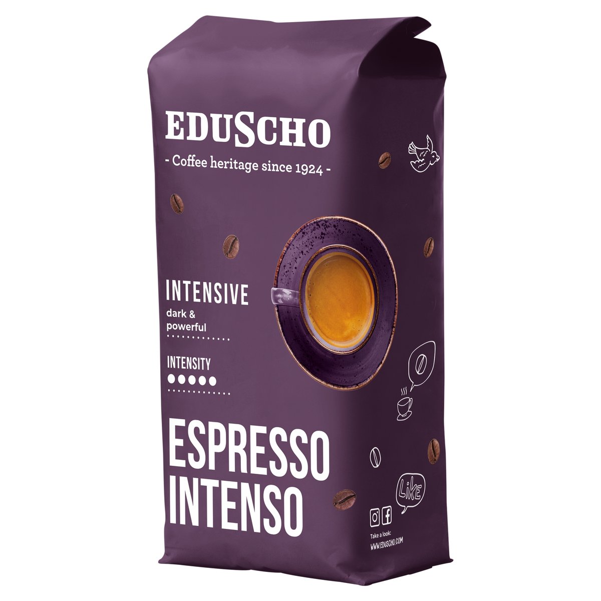 2x Kawa ziarnista Eduscho Espresso Intenso 1 kg