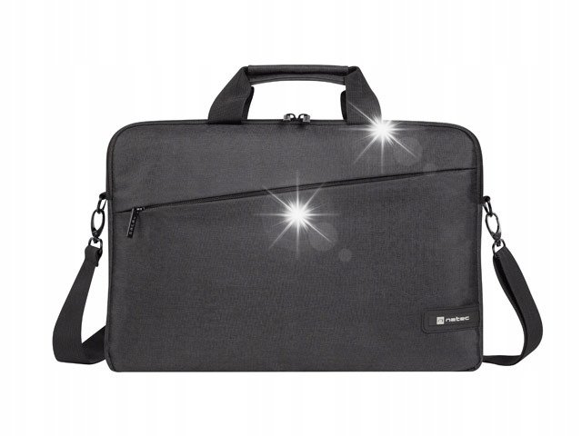 Torba podróżna ochronna na laptopa Natec Beira 15,6'' Pasek na ramię Czarna