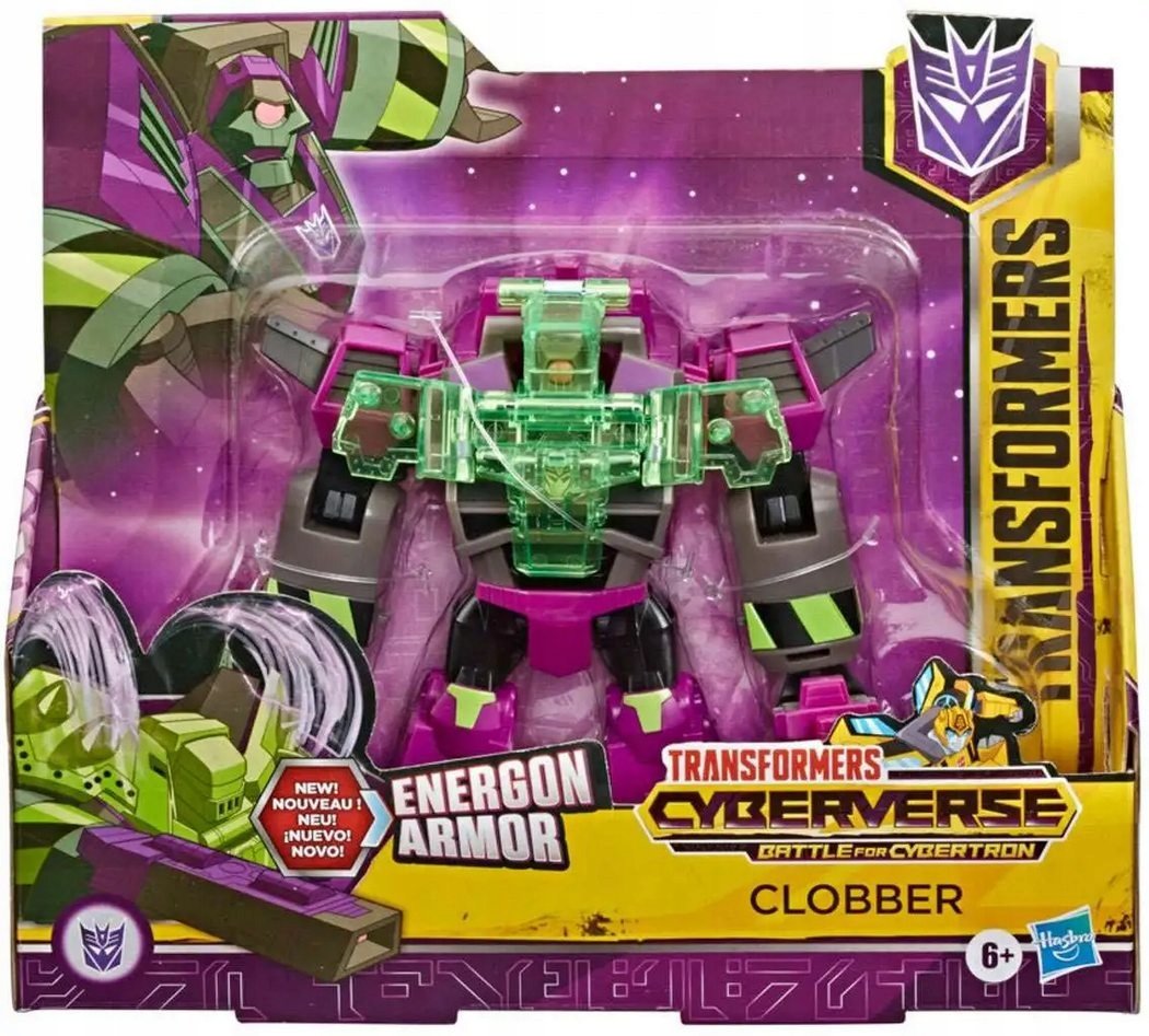 Transformers FIGURKA 17cm CLOBBER Czołg 9 Kroków CYBERVERSE ADVENTURES 6+