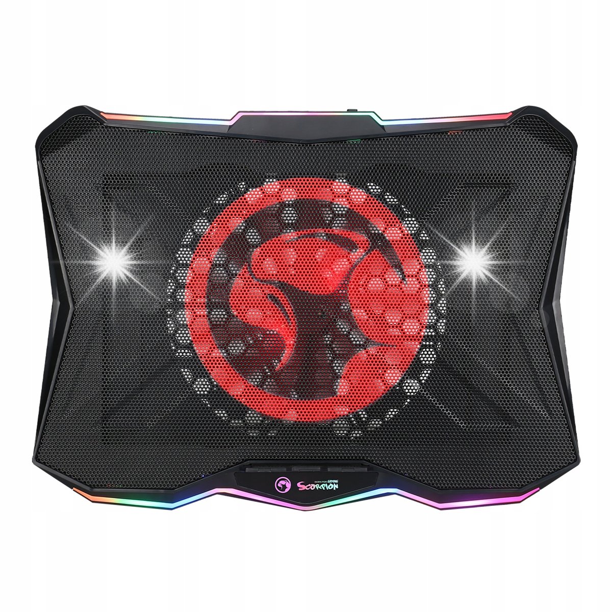Podstawa chłodząca pod notebooka Marvo FN-40, HUB, RGB, FAN 18 cm