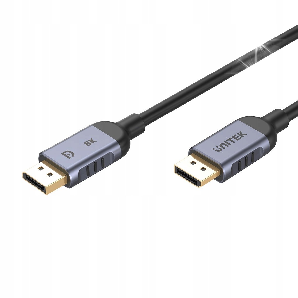 Kabel DisplayPort 1.4 Unitek C1628GY01-1.5M 8K 60Hz 4K 240Hz 1,5m