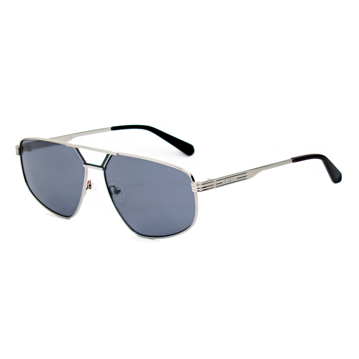 Okulary GUESS GF00044-6108V. Okulary przeciwsłoneczne, Kolor szary. Mężczyzna.