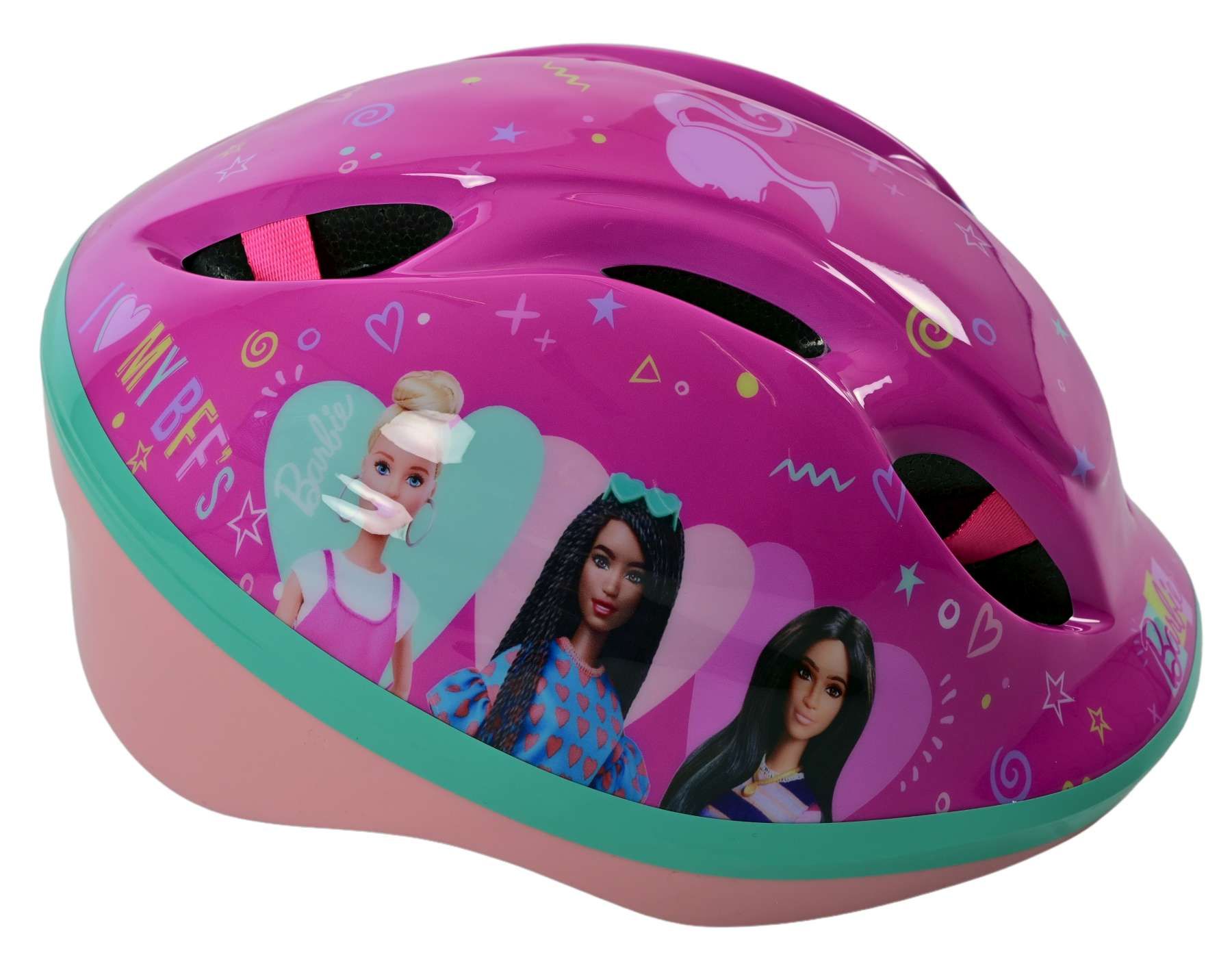 Kask Barbie na rowerhulajnogę
