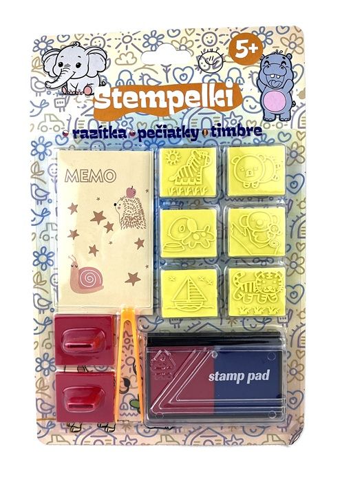 Stempelki na blistrze - zabawka