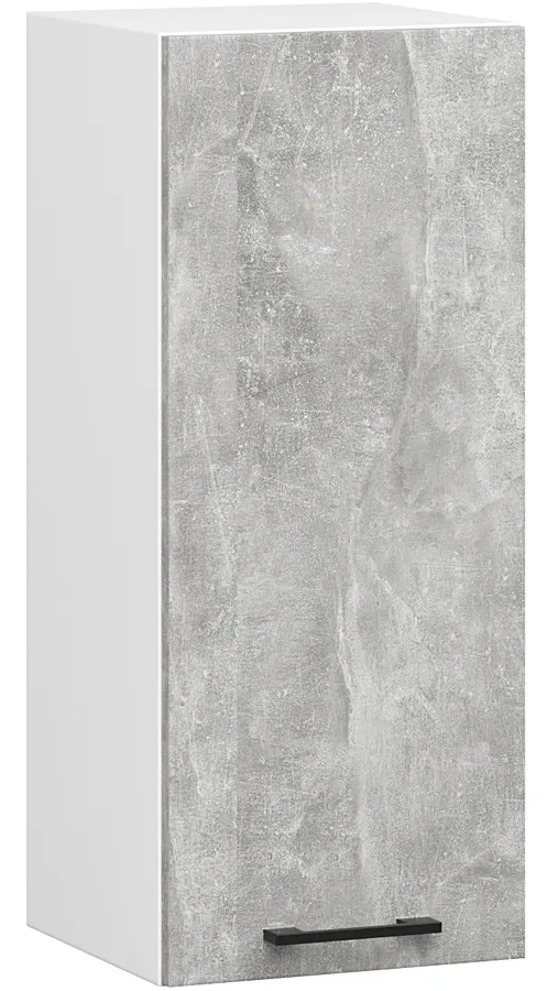 Wąska górna szafka kuchenna beton 30 cm B4-P24