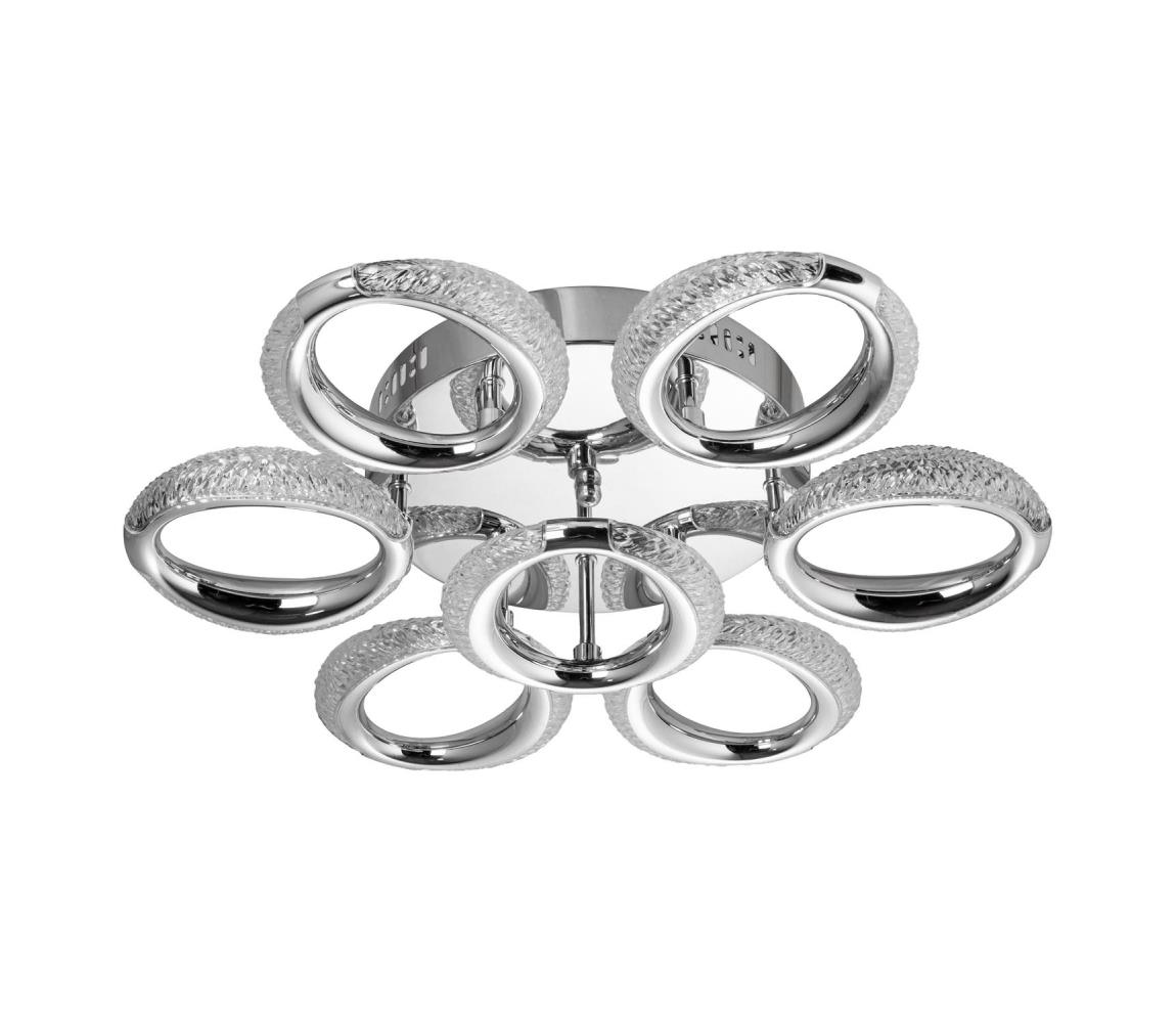 LED Plafon 7xLED/14W/230V 3000-5000K śr. 50 cm chrom błyszczący