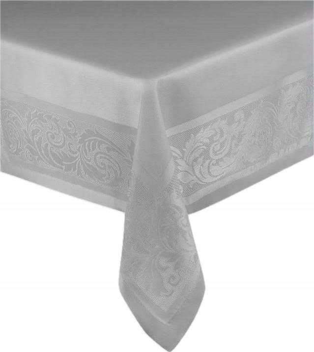 OBRUS 140x260 PLAMOODPORNY TEFLONOWY SZARY