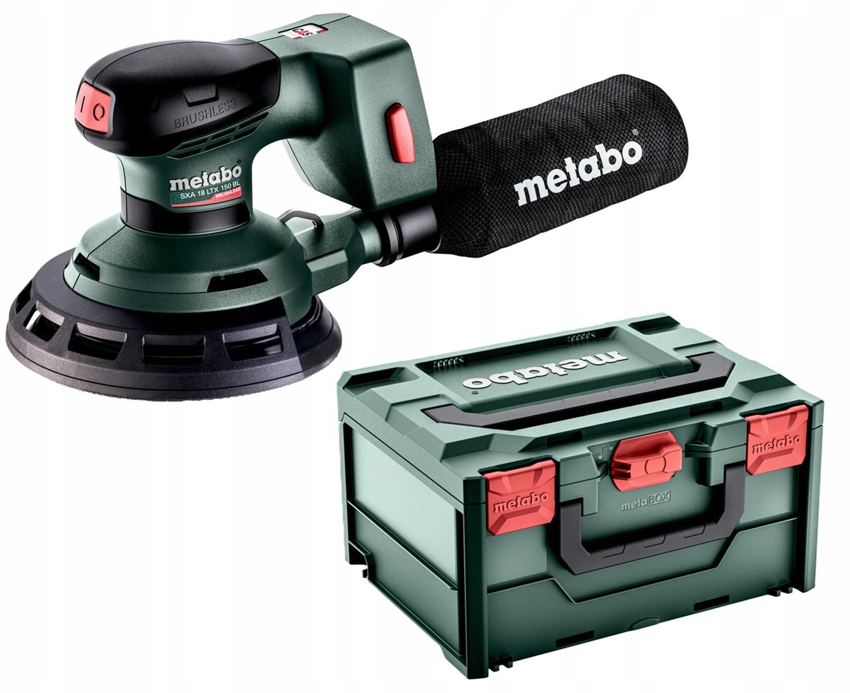 METABO SZLIFIERKA MIMOŚRODOWA AKUMULATOROWA SXA 18 LTX 150 BL 150mm 18V