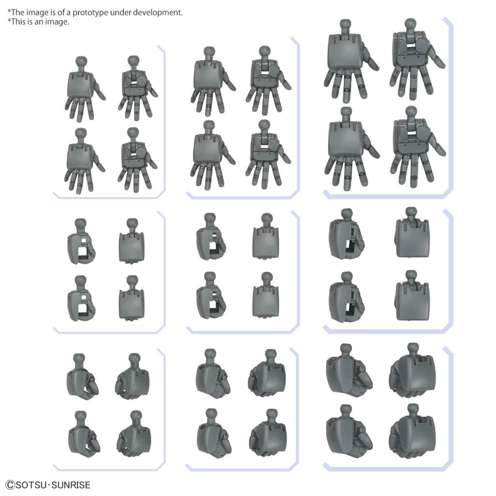 Gundam - Option Parts Set Gunpla 4 (Build Hands Round) - Model Kit
