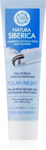 Pasta Do Zębów Bez Fluoru Wybielająca Natura Siberica Noc Polarna 100g